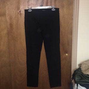 Forever 21 black zip pants NWT